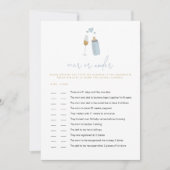 Invitation Bouteilles ANDI Blue Poppin' sur ou sous le jeu de (Devant)