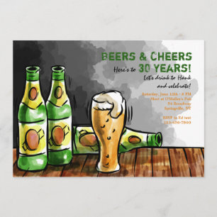 Invitation Bouteilles de Bière