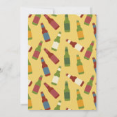 Invitation Bouteilles de bière Bachelor Party Custom (Dos)