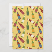 Invitation Bouteilles de bière Graphisme Personnalisé Anniver (Dos)