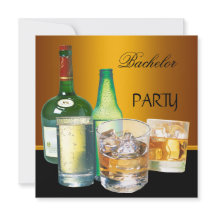 Bouteilles de boissons pour enterrement de vie de