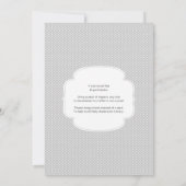 Invitation Bouteilles de Poppin's Baby shower floral gris-jau (Dos)
