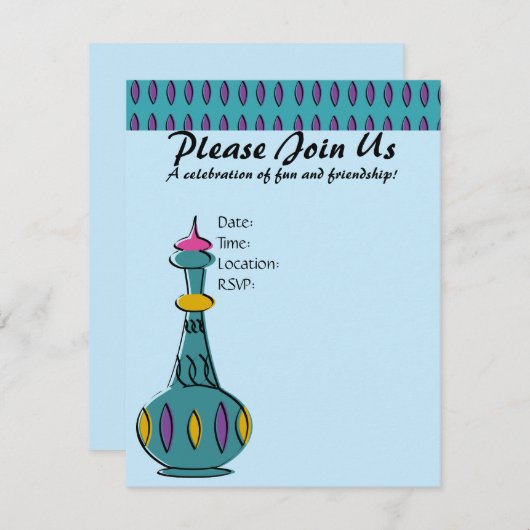 Invitation Bouteilles Genie 2010 (Devant / Derrière)