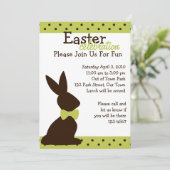 Invitation Boutique Bunny au chocolat (Debout devant)
