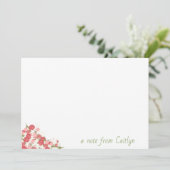 Invitation Boutique Café rose avec chatons (Debout devant)