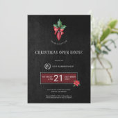 Invitation Boutique de coiffure exclusive Fête de Noël Open H (Debout devant)