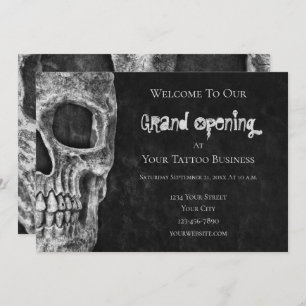 Invitation Boutique de tatouage noir blanc