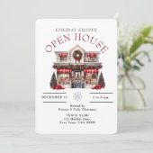 INVITATION BOUTIQUE DÉCORÉE DE NOËL FESTIVE OPEN HOUSE (Debout devant)