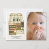 Invitation Boutique locale - Photo 1er Anniversaire (Devant)