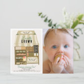 Invitation Boutique locale - Photo 1er Anniversaire (Debout devant)