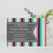 Invitation Boutique mode (Debout devant)