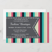 Invitation Boutique mode (Devant / Derrière)