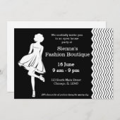 Invitation Boutique mode (Devant / Derrière)