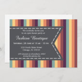 Invitation Boutique mode (Devant / Derrière)