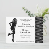 Invitation Boutique mode (Debout devant)