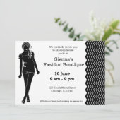 Invitation Boutique mode (Debout devant)