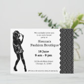 Invitation Boutique mode (Debout devant)