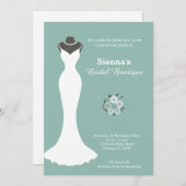 Invitation Boutique nuptiale - Choisissez votre couleur arriè (Devant / Derrière)