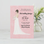 Invitation Boutique nuptiale maison ouverte choisir la couleu (Debout devant)