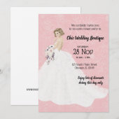 Invitation Boutique nuptiale maison ouverte choisir la couleu (Devant / Derrière)