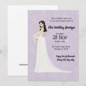 Invitation Boutique nuptiale maison ouverte choisir la couleu (Devant / Derrière)