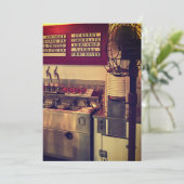 Invitation Boutique Vintage de crème glacée (Debout devant)