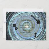 Invitation Bouton Eyes & Skeleton Key Autre Partie du Monde (Dos)