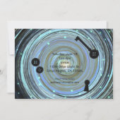 Invitation Bouton Eyes & Skeleton Key Autre Partie du Monde (Dos)