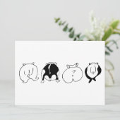Invitation Boutons Hamster (Debout devant)
