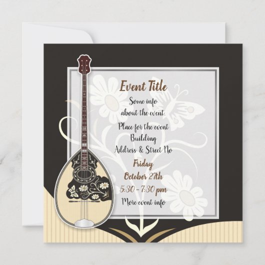 Invitation Bouzouki (Dos)