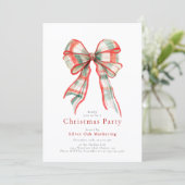 Invitation Bow Christmas Party Corporate (Debout devant)