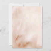 Invitation Bow Coquette Citrouille Fall Ivory Boho Baby showe (Dos)