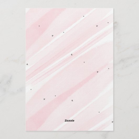 Invitation Bow Coquette Pink 1st Birthday (Dos)