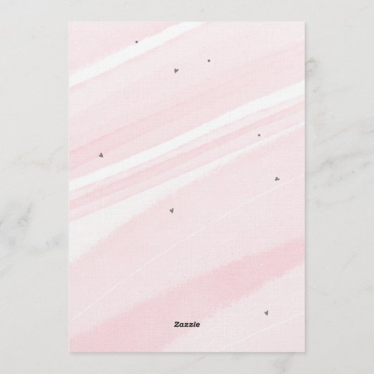 Invitation Bow Coquette Pink 1st Birthday (Dos)