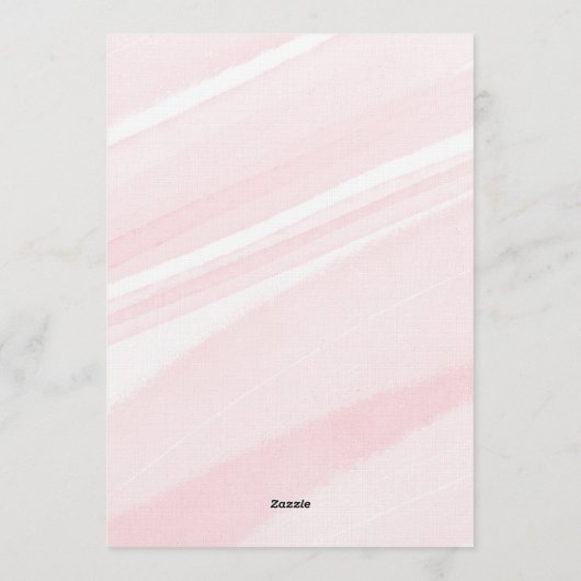 Invitation Bow Coquette Pink 1st Birthday  (Dos)