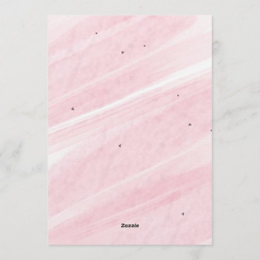 Invitation Bow Coquette Pink 1st Birthday  (Dos)