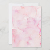 Invitation Bow Coquette Pink Butterfly Third Birthday (Dos)