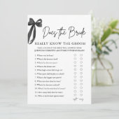 Invitation Bow Est-Ce Que L'Épouse Connaît Vraiment Le Jeu Gr (Debout devant)