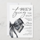 Invitation Bow Fête de Mariage de la Mariée (Devant)