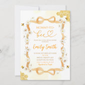 Invitation Bow Floral Daisy Maman À Être Fête des mariées (Devant)