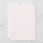 Invitation Bow pink flowers baby in bloom girl Baby Shower (Dos)
