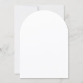 Invitation Bow Pink Pearls Girl Elegant Baptism Arch (Dos)