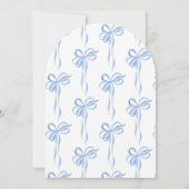 Invitation Bow Quelque Chose De Bleu Avant De Faire Couple (Dos)