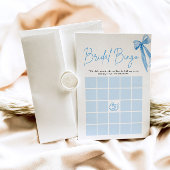 Invitation Bow She's Tying the Knot Fête des mariées Bingo Je