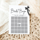 Invitation Bow She's Tying the Knot Fête des mariées Bingo Je