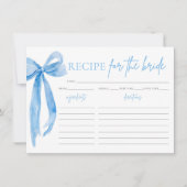 Invitation Bow She's Tying the Knot Fête des mariées Recette (Devant)