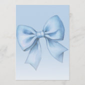 Invitation Bow Something Blue Before I Do Chic Bridal Shower (Dos)