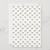 Invitation Bow Whimsical, dessiné à la main Sweet 16 Annivers (Dos)