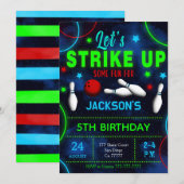 Invitation Bowling (Devant / Derrière)