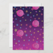 Invitation Bowling fête d'anniversaire (Dos)